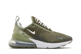 Nike: Зелёные кроссовки  Air Max 270