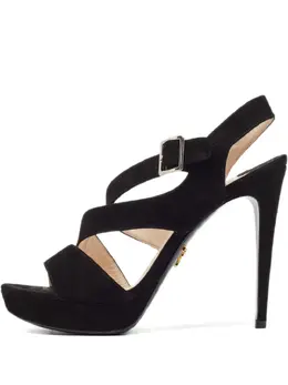 Prada Pre-Owned: Чёрные сандалии 