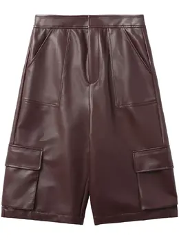 BAPY BY *A BATHING APE®: Кожаные шорты 