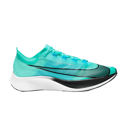 Nike: Зелёные кроссовки  Zoom Fly