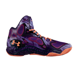 Under Armour: Фиолетовые кроссовки 