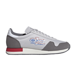Adidas: Серые кроссовки 