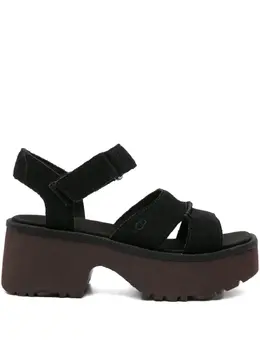 UGG: Чёрные сандалии 
