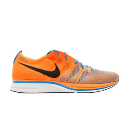 Nike: Оранжевые кроссовки  Flyknit Trainer