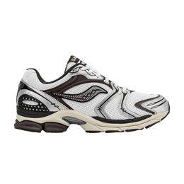 Saucony: Серебристые кроссовки 