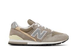 New Balance: Серебристые кроссовки  996