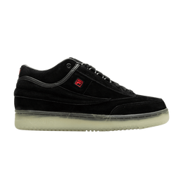 Fila: Чёрные кроссовки 