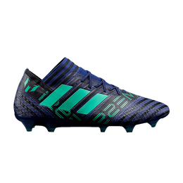 Adidas: Зелёные кроссовки  Nemeziz