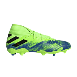 Adidas: Зелёные кроссовки  Nemeziz