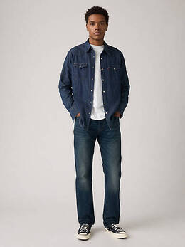 Levi's: Тёмные джинсы 