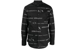 Armani Exchange: Тёмная рубашка 