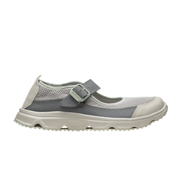 Salomon: Серые кроссовки 