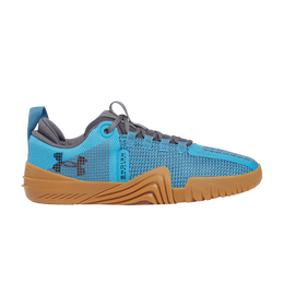 Under Armour: Голубые кроссовки 