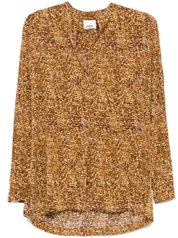 ISABEL MARANT: Жёлтая блуза 