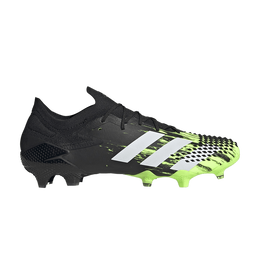 Adidas: Зелёные кроссовки  Predator