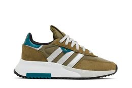 Adidas: Зелёные кроссовки 