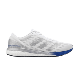 Adidas: Серебристые кроссовки  Adizero Boston