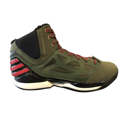 Adidas: Зелёные кроссовки  Adizero