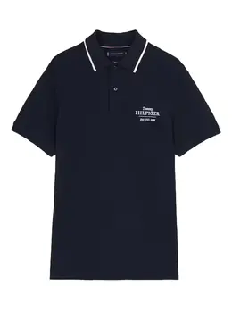 Tommy Hilfiger: Синее поло 