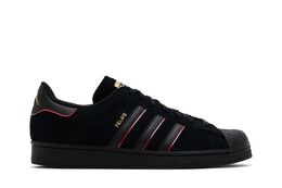 Adidas: Чёрные кроссовки  Superstar ADV