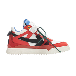 Off-White: Красные кроссовки  Sponge