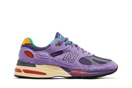 New Balance: Фиолетовые кроссовки 