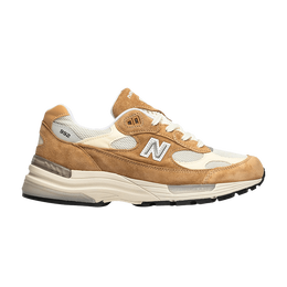 New Balance: Коричневые кроссовки  992