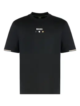 BOSS: Хлопковая футболка 