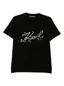 Karl Lagerfeld: Чёрная футболка 