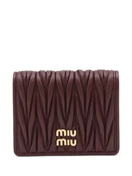 Miu Miu: Бордовый кошелёк 