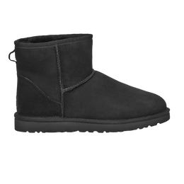 UGG: Чёрные ботинки  Classic Mini
