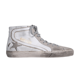 Golden Goose: Белые шлёпанцы  Slide