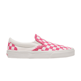 Vans: Розовые мокасины  Classic Slip On Checkerboard