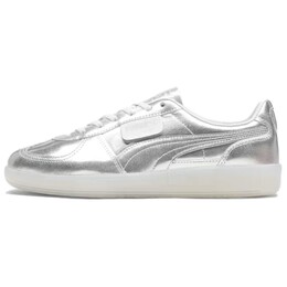 PUMA: Серебристые кроссовки 
