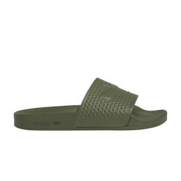 Adidas: Зелёные шлёпанцы 