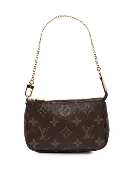 Louis Vuitton Pre-Owned: Коричневая сумка 