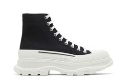 Alexander McQueen: Чёрные ботинки  Tread Slick