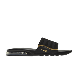 Nike: Чёрные шлёпанцы  Air Max
