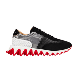 Christian Louboutin: Чёрные кроссовки  Loubishark