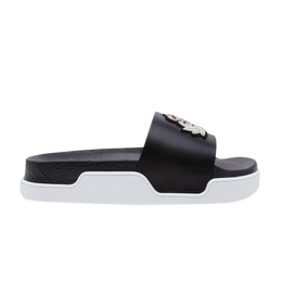 Christian Louboutin: Чёрные шлёпанцы 