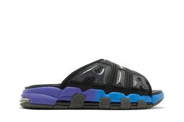 Nike: Чёрные шлёпанцы  Air More Uptempo