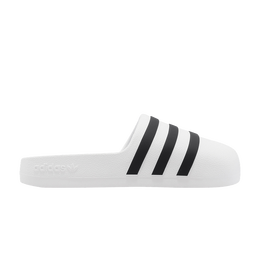 Adidas: Белые шлёпанцы  Adilette