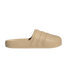 Adidas: Бежевые шлёпанцы  Adilette