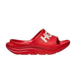 HOKA: Белые шлёпанцы 