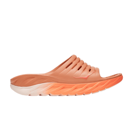 HOKA: Оранжевые шлёпанцы 