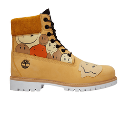 Timberland: Жёлтые ботинки 