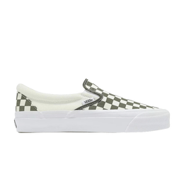 Vans: Зелёные мокасины  Classic Slip On