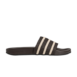 Adidas: Тёмные шлёпанцы  Wales Bonner
