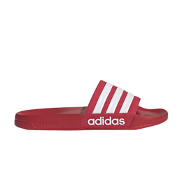 Adidas: Белые шлёпанцы  Adilette