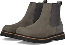 Birkenstock: Голубые ботинки 